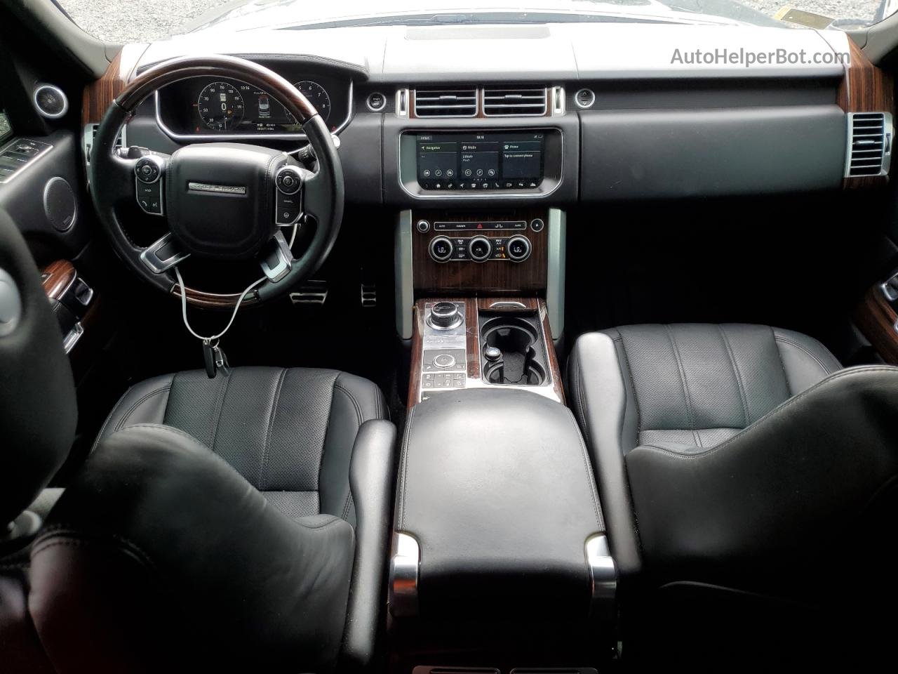 2017 Land Rover Range Rover Supercharged Черный vin: SALGS2FE0HA358057