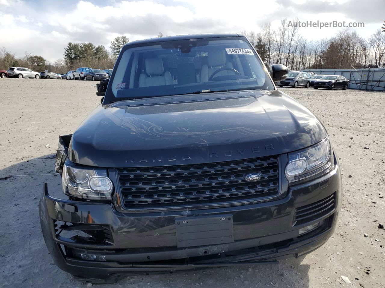 2017 Land Rover Range Rover Supercharged Black vin: SALGS2FE1HA323513