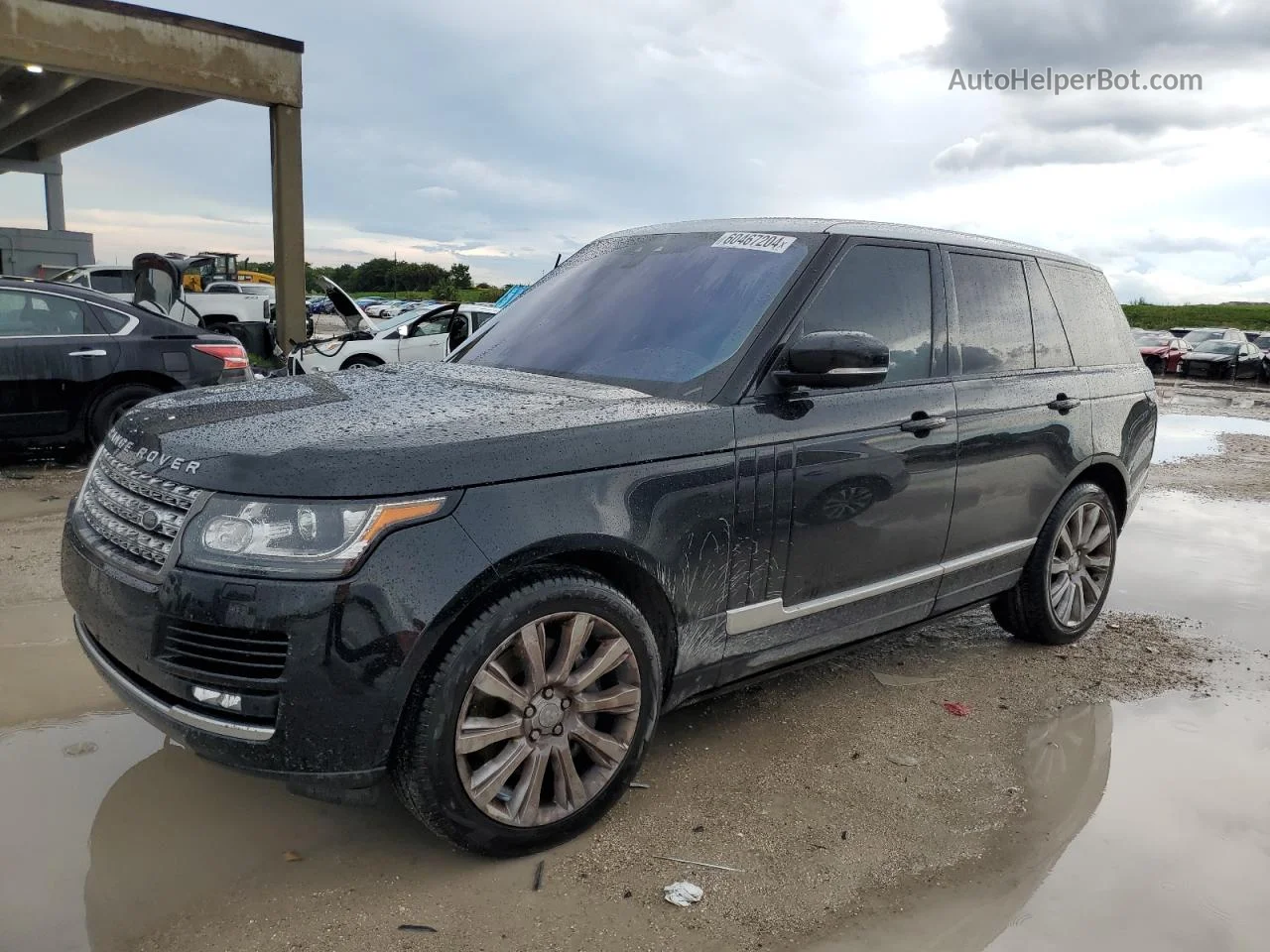 2017 Land Rover Range Rover Supercharged Black vin: SALGS2FE1HA348556