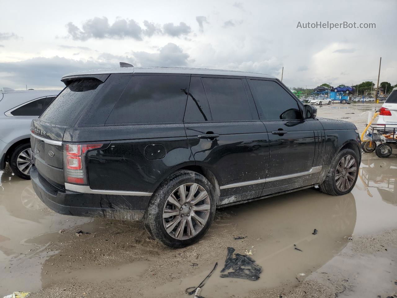 2017 Land Rover Range Rover Supercharged Black vin: SALGS2FE1HA348556