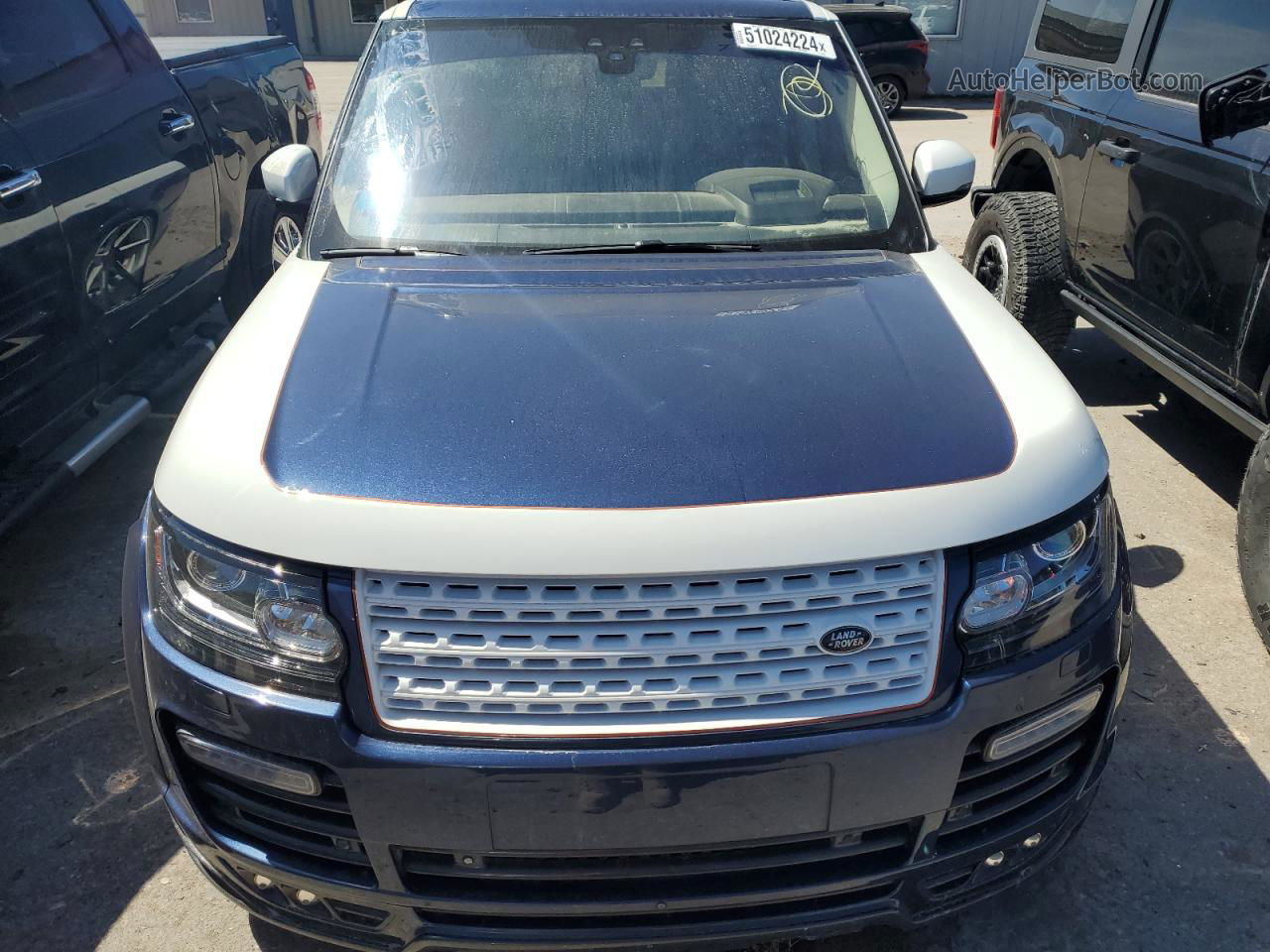 2017 Land Rover Range Rover Supercharged Blue vin: SALGS2FE1HA356141