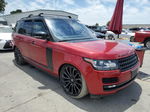 2017 Land Rover Range Rover Supercharged Red vin: SALGS2FE2HA320426