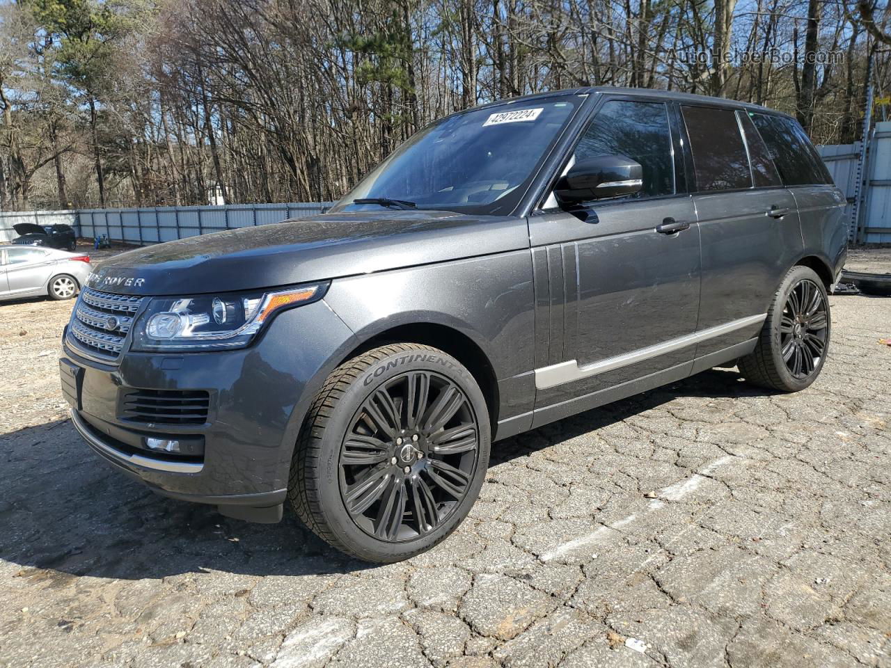 2017 Land Rover Range Rover Supercharged Charcoal vin: SALGS2FE2HA324122
