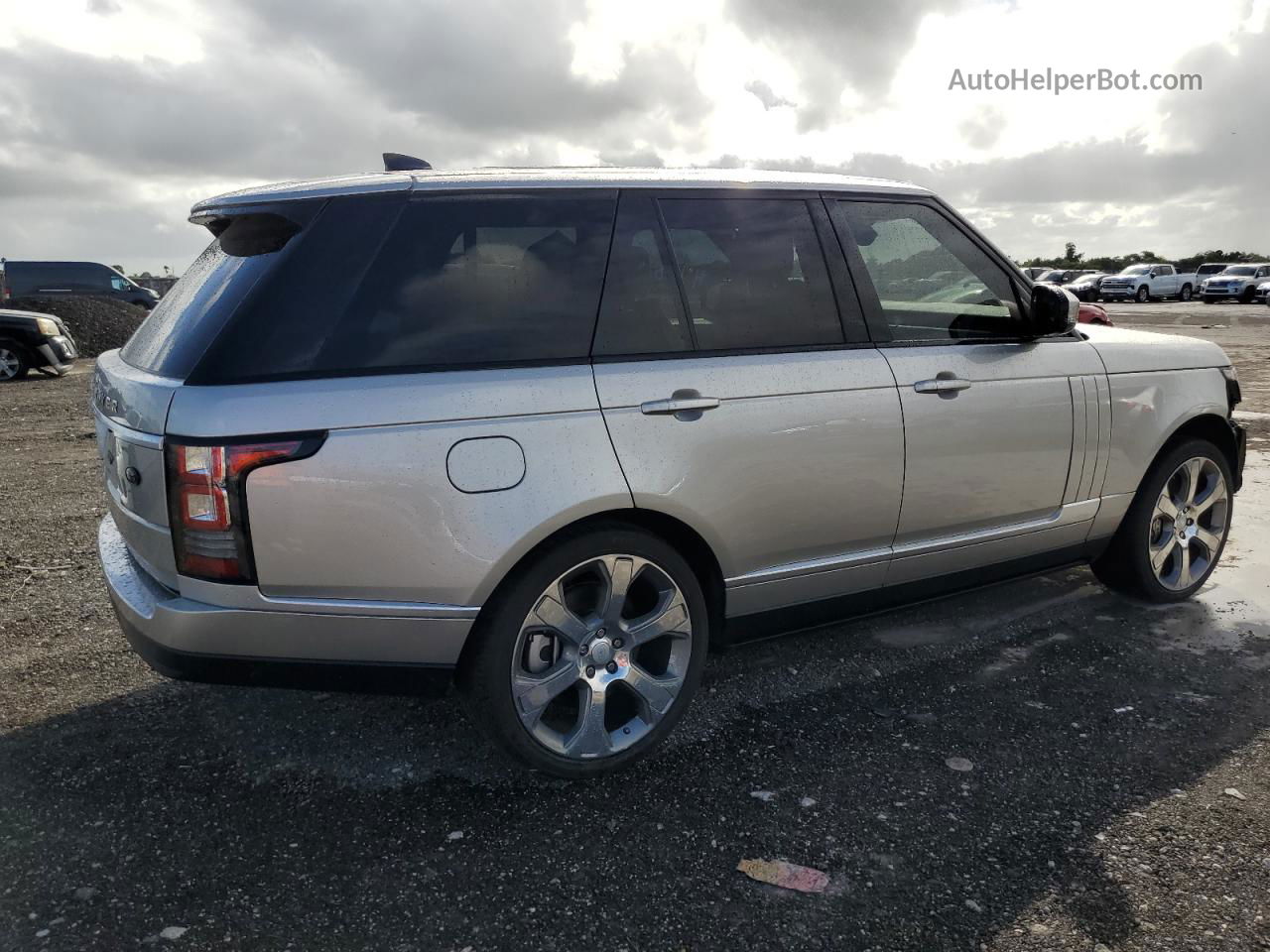 2017 Land Rover Range Rover Supercharged Silver vin: SALGS2FE2HA349845