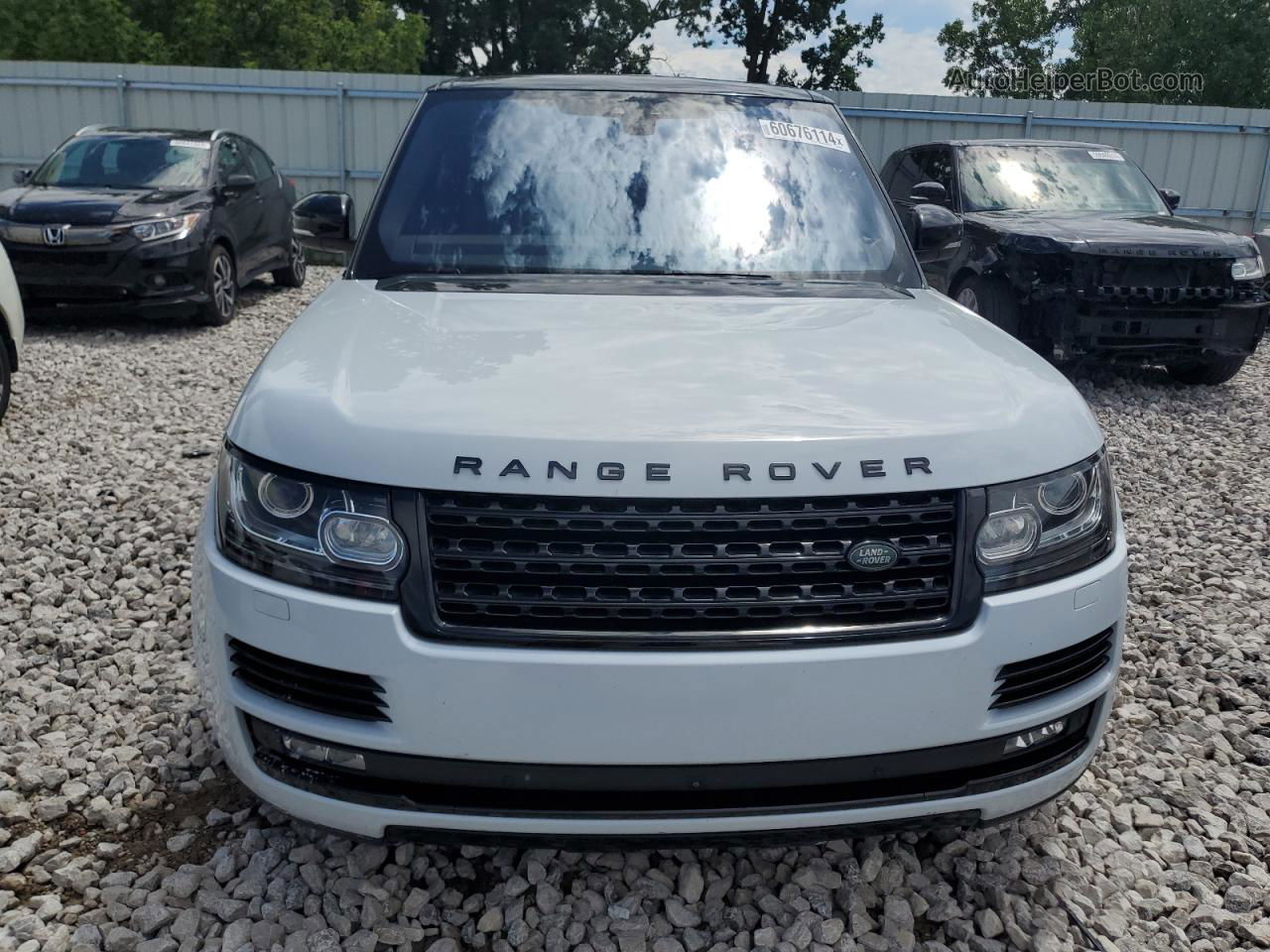 2017 Land Rover Range Rover Supercharged Белый vin: SALGS2FE3HA363950