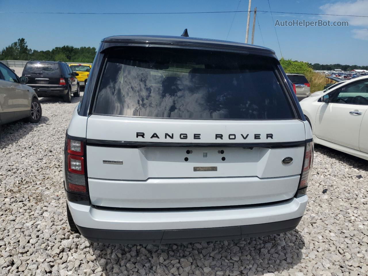 2017 Land Rover Range Rover Supercharged Белый vin: SALGS2FE3HA363950