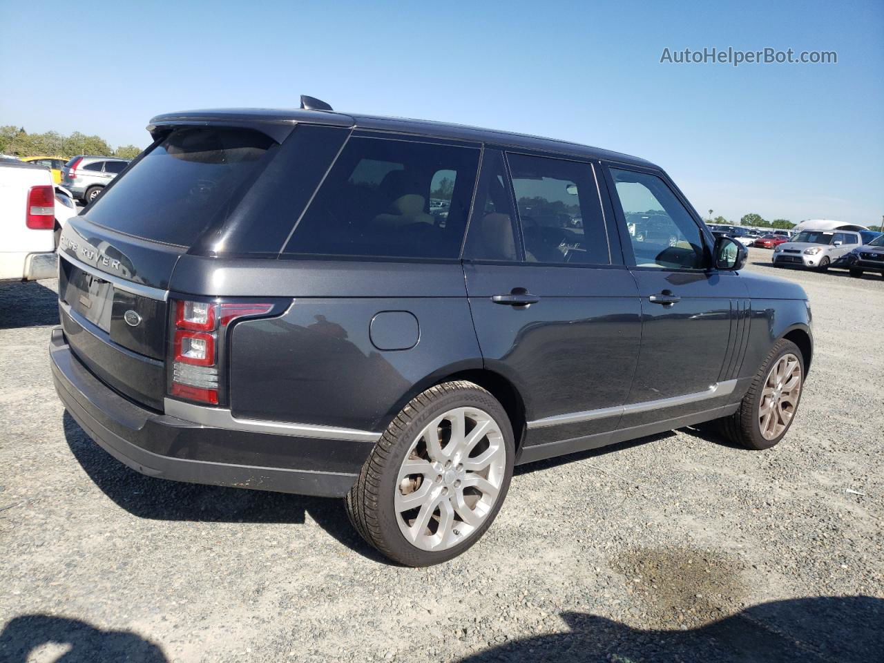 2017 Land Rover Range Rover Supercharged Black vin: SALGS2FE4HA321626