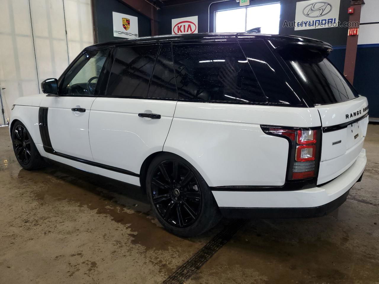 2017 Land Rover Range Rover Supercharged White vin: SALGS2FE4HA329676