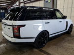 2017 Land Rover Range Rover Supercharged White vin: SALGS2FE4HA329676