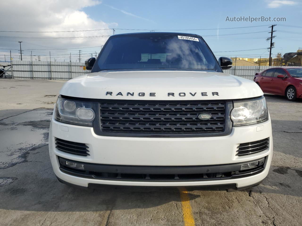 2017 Land Rover Range Rover Supercharged White vin: SALGS2FE4HA359888