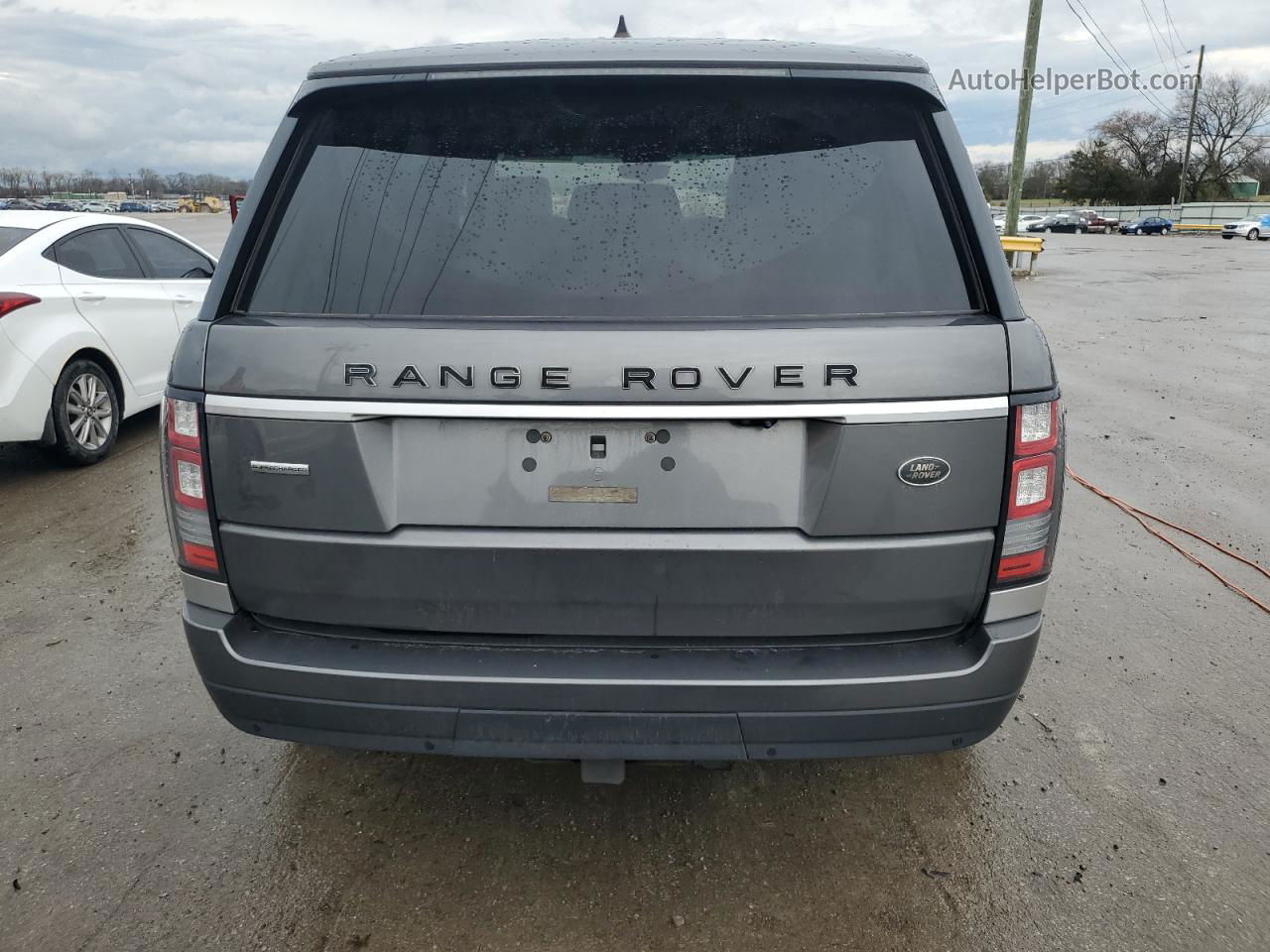 2017 Land Rover Range Rover Supercharged Gray vin: SALGS2FE5HA363786