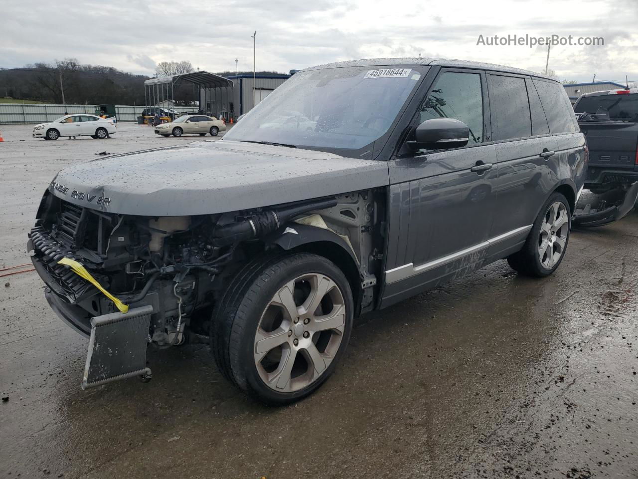 2017 Land Rover Range Rover Supercharged Gray vin: SALGS2FE5HA363786