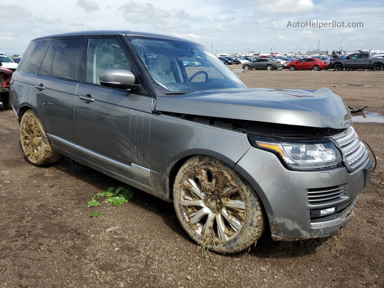 2017 Land Rover Range Rover Supercharged Tan vin: SALGS2FE6HA341604