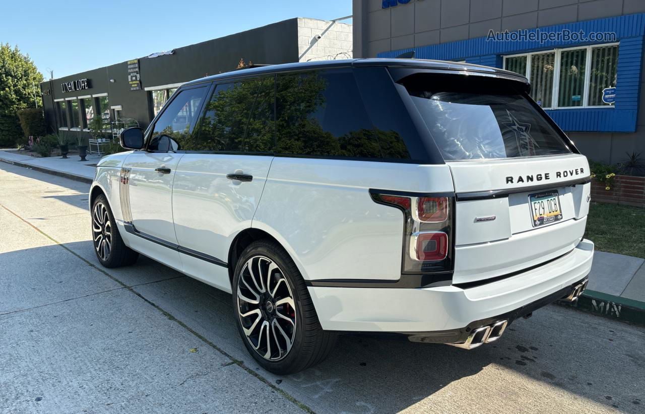 2017 Land Rover Range Rover Supercharged Белый vin: SALGS2FEXHA355960