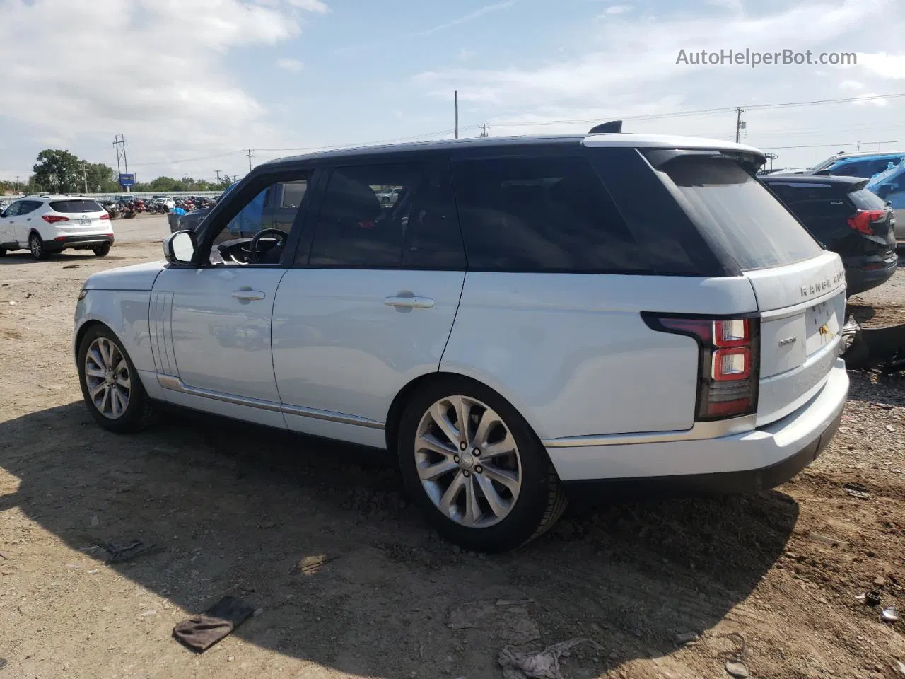 2017 Land Rover Range Rover Hse White vin: SALGS2FK2HA325924