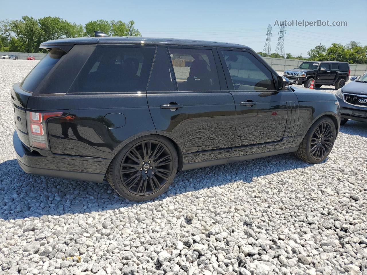 2017 Land Rover Range Rover Hse Black vin: SALGS2FK4HA326069