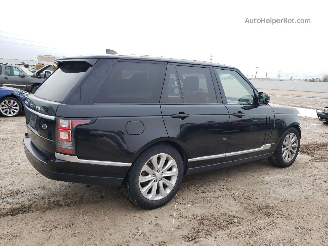 2017 Land Rover Range Rover Hse Black vin: SALGS2FK5HA329062