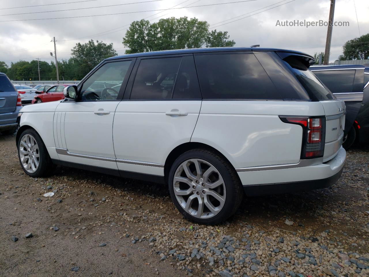 2017 Land Rover Range Rover Hse White vin: SALGS2FK7HA367327