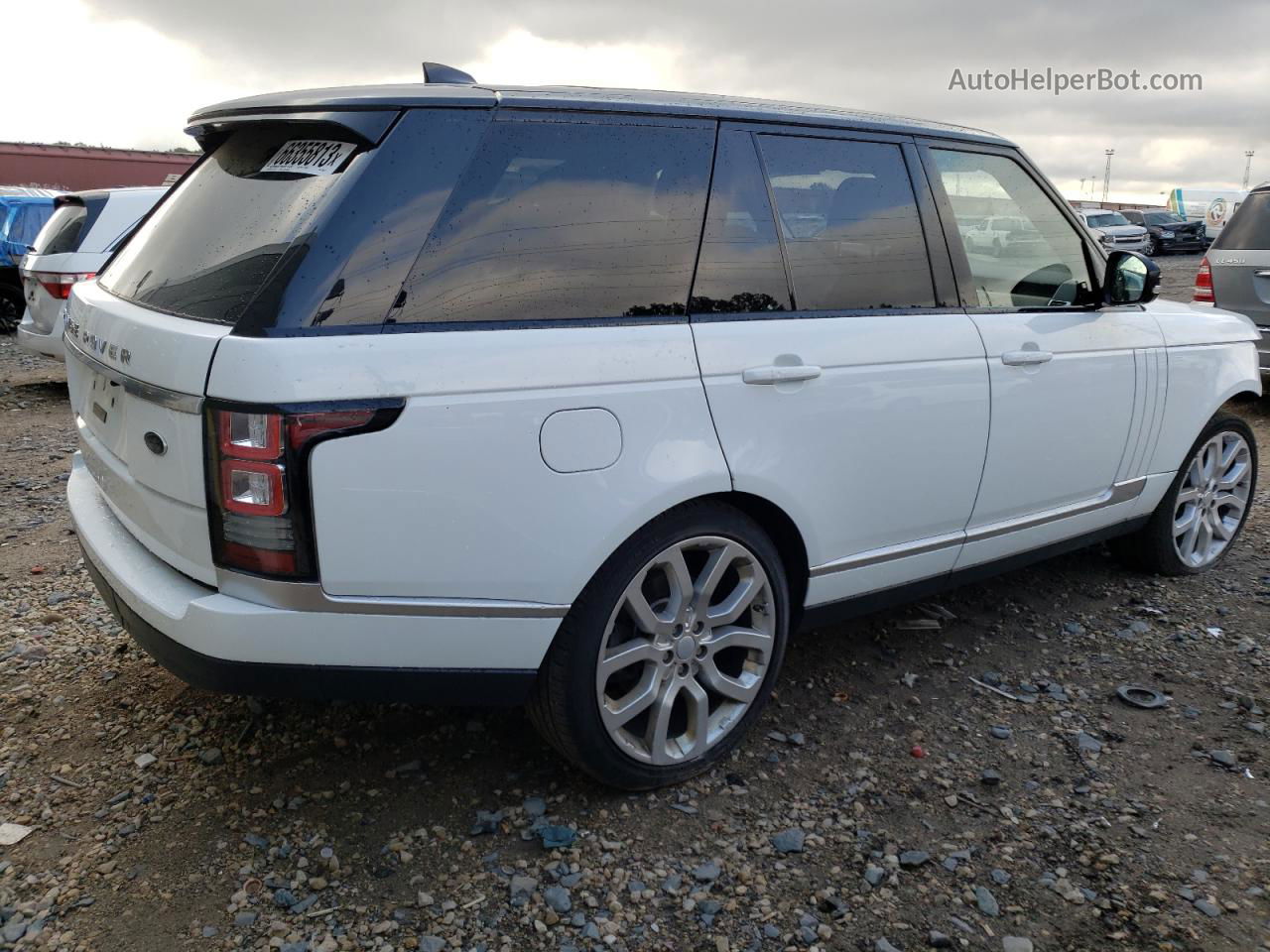 2017 Land Rover Range Rover Hse White vin: SALGS2FK7HA367327