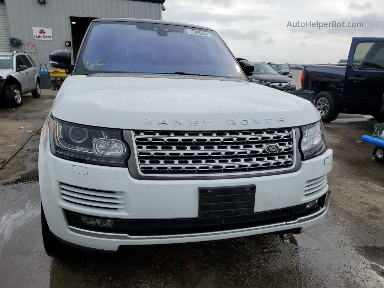 2017 Land Rover Range Rover Hse White vin: SALGS2FK9HA328903