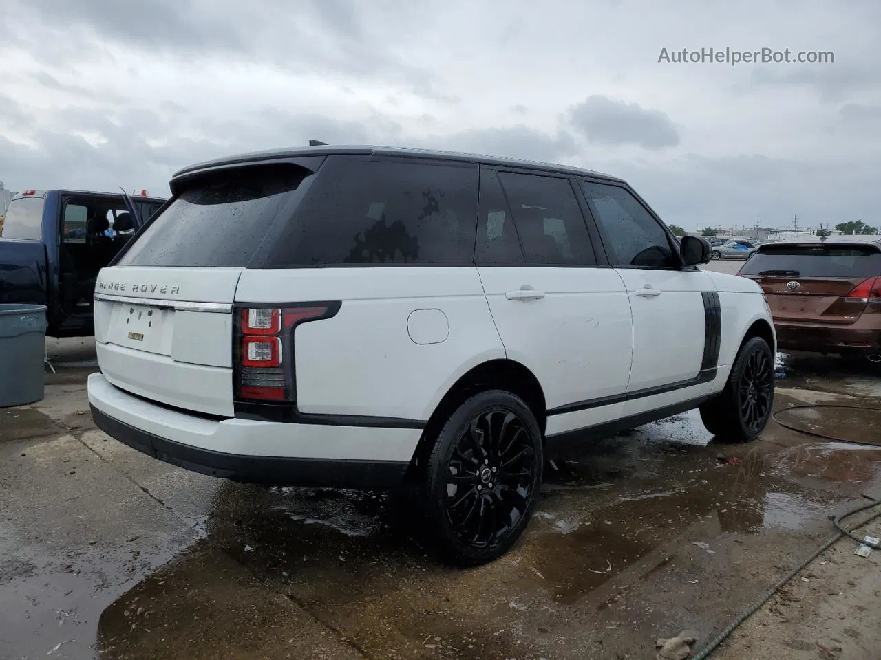 2017 Land Rover Range Rover Hse White vin: SALGS2FK9HA328903