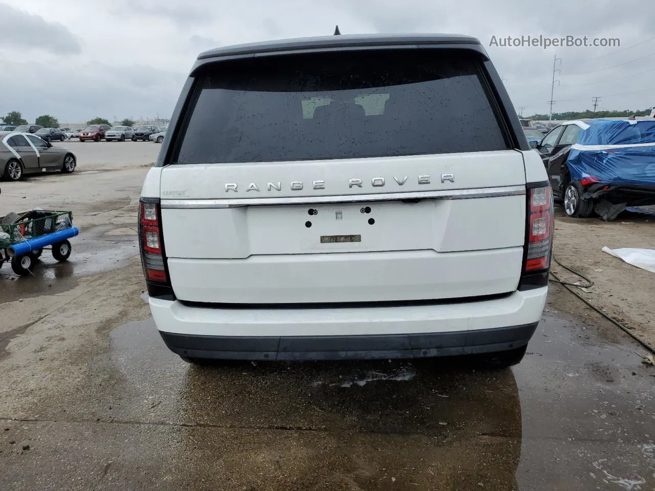 2017 Land Rover Range Rover Hse White vin: SALGS2FK9HA328903