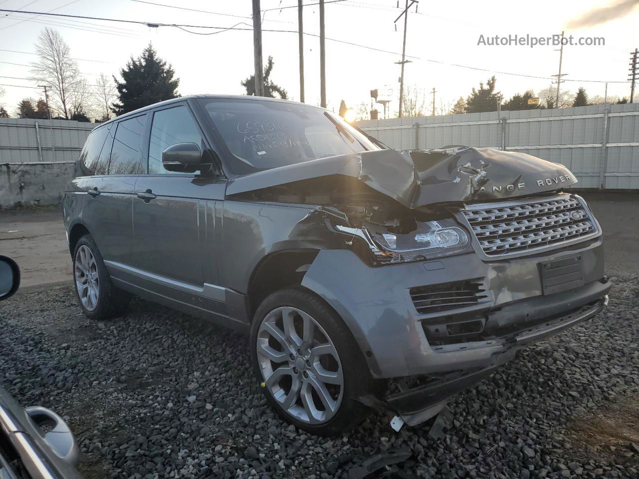 2017 Land Rover Range Rover Hse Charcoal vin: SALGS2FKXHA326884