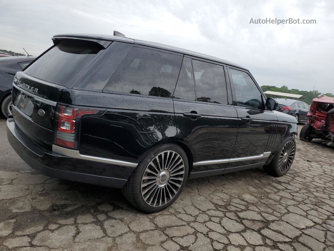 2017 Land Rover Range Rover Hse Черный vin: SALGS2FV0HA335748