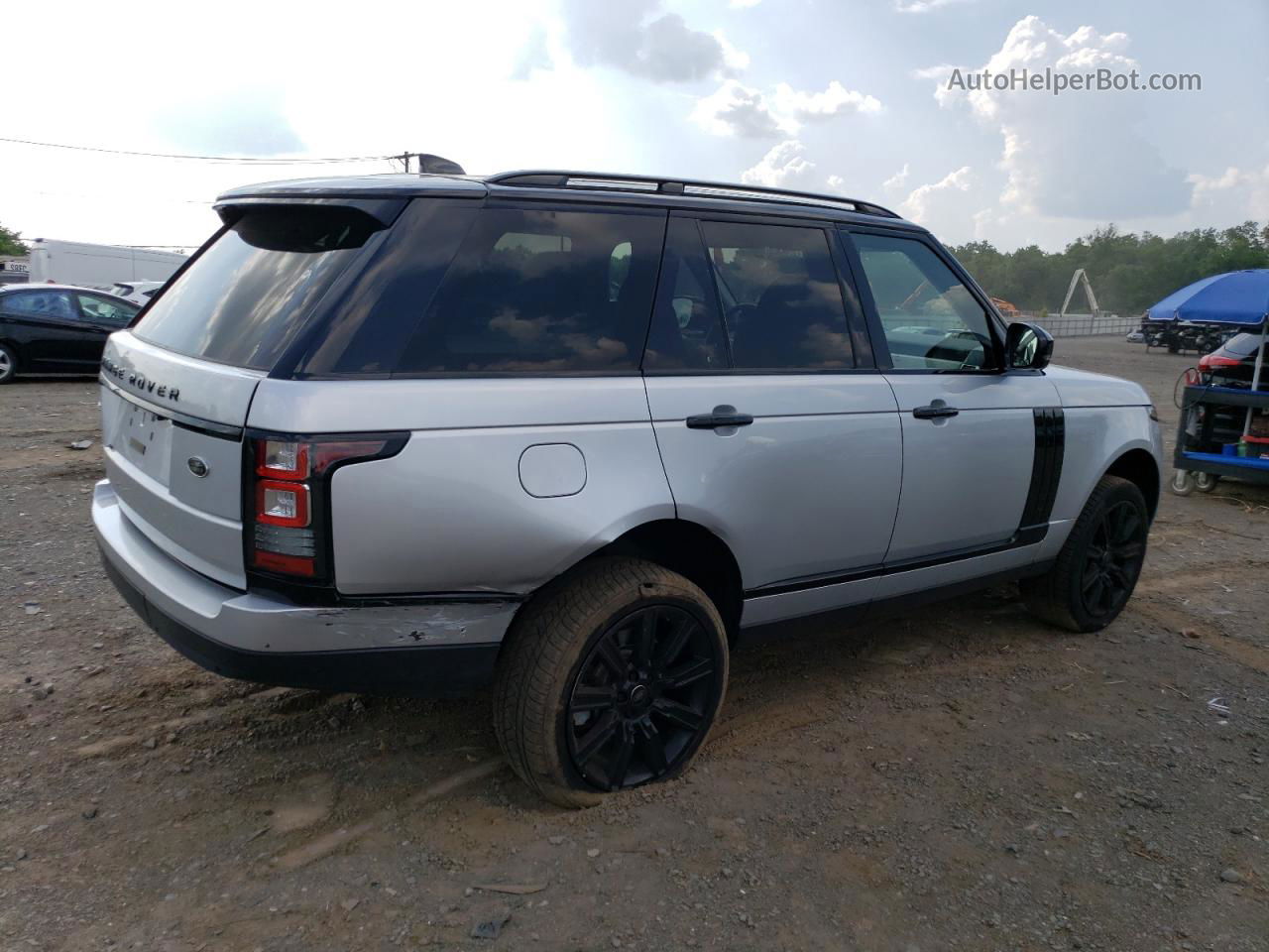 2017 Land Rover Range Rover Hse Silver vin: SALGS2FV0HA367910