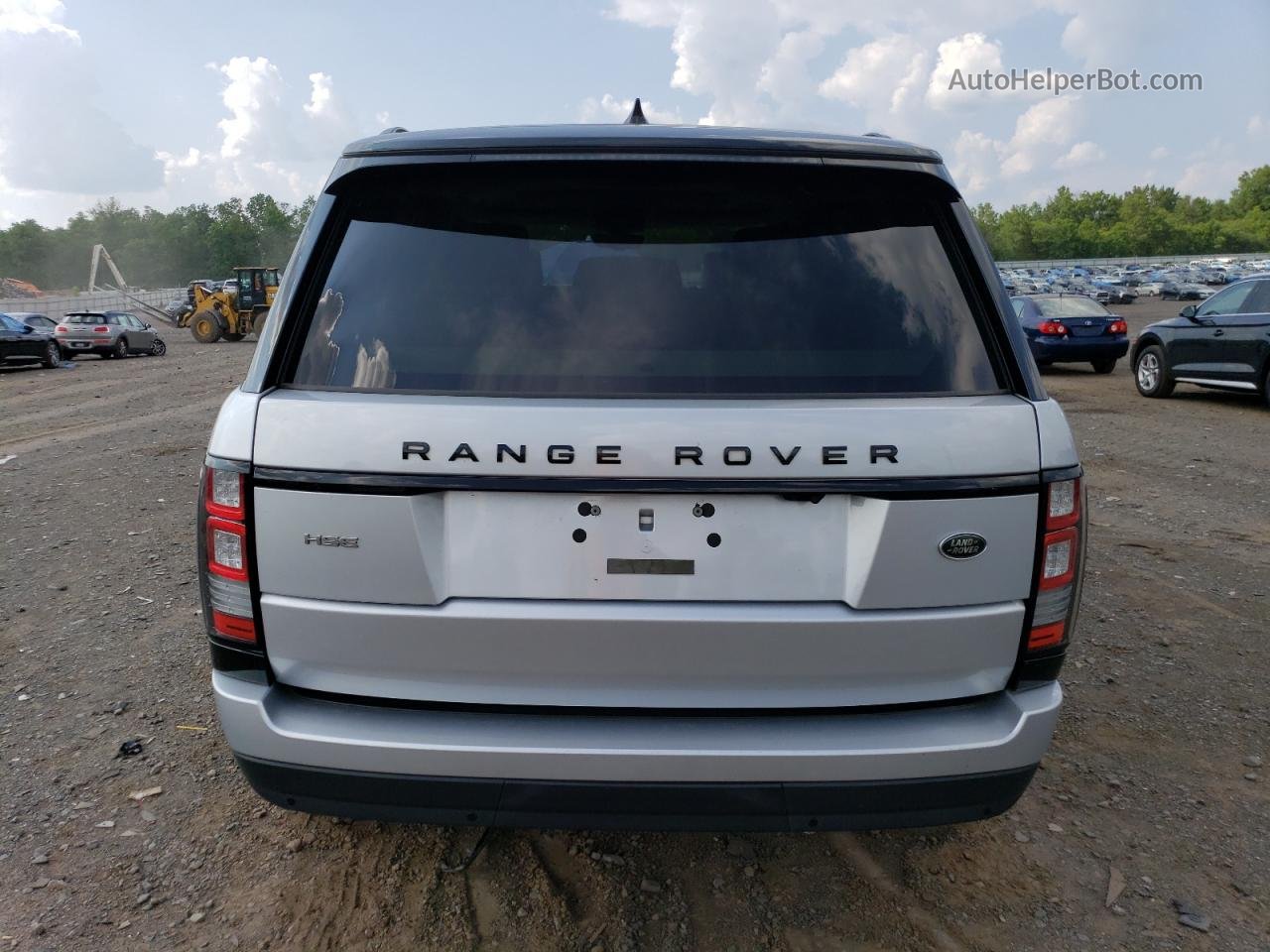 2017 Land Rover Range Rover Hse Silver vin: SALGS2FV0HA367910