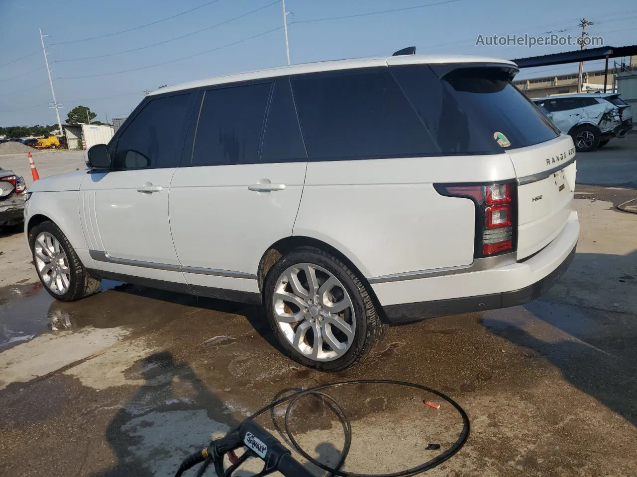 2017 Land Rover Range Rover Hse Белый vin: SALGS2FV1HA372422