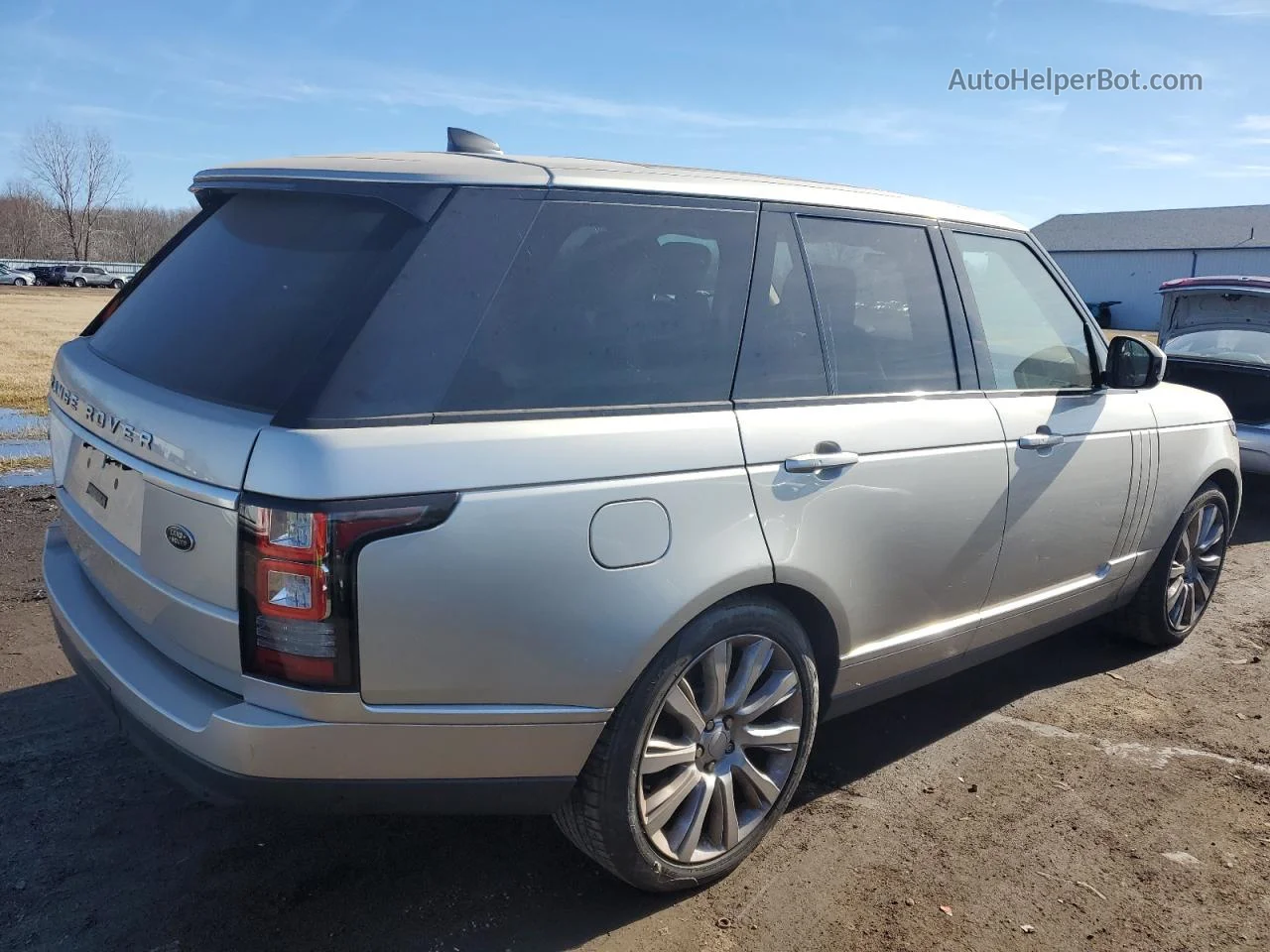 2017 Land Rover Range Rover Hse Silver vin: SALGS2FV2HA356046