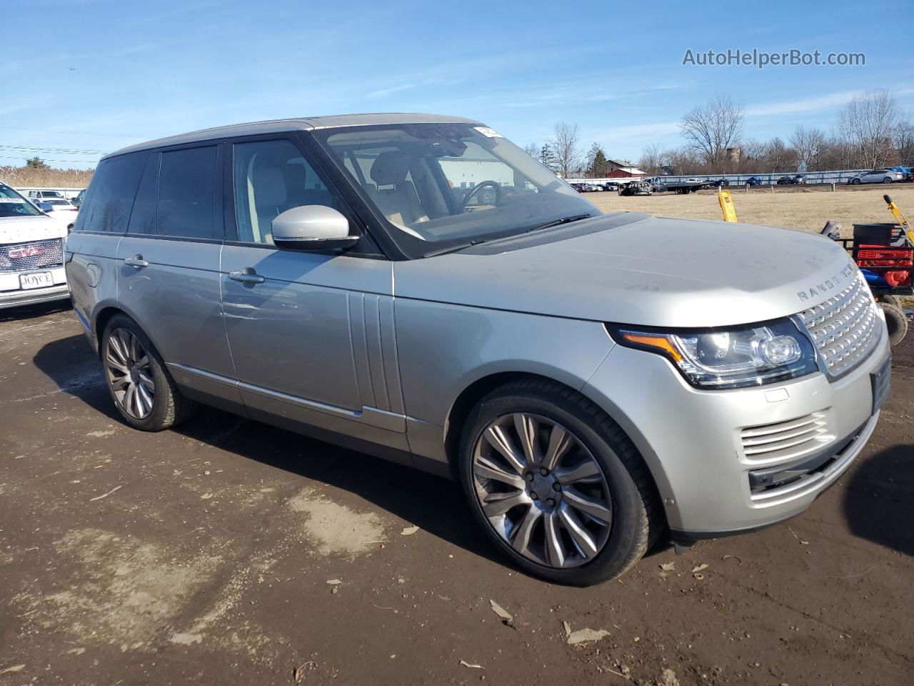 2017 Land Rover Range Rover Hse Silver vin: SALGS2FV2HA356046