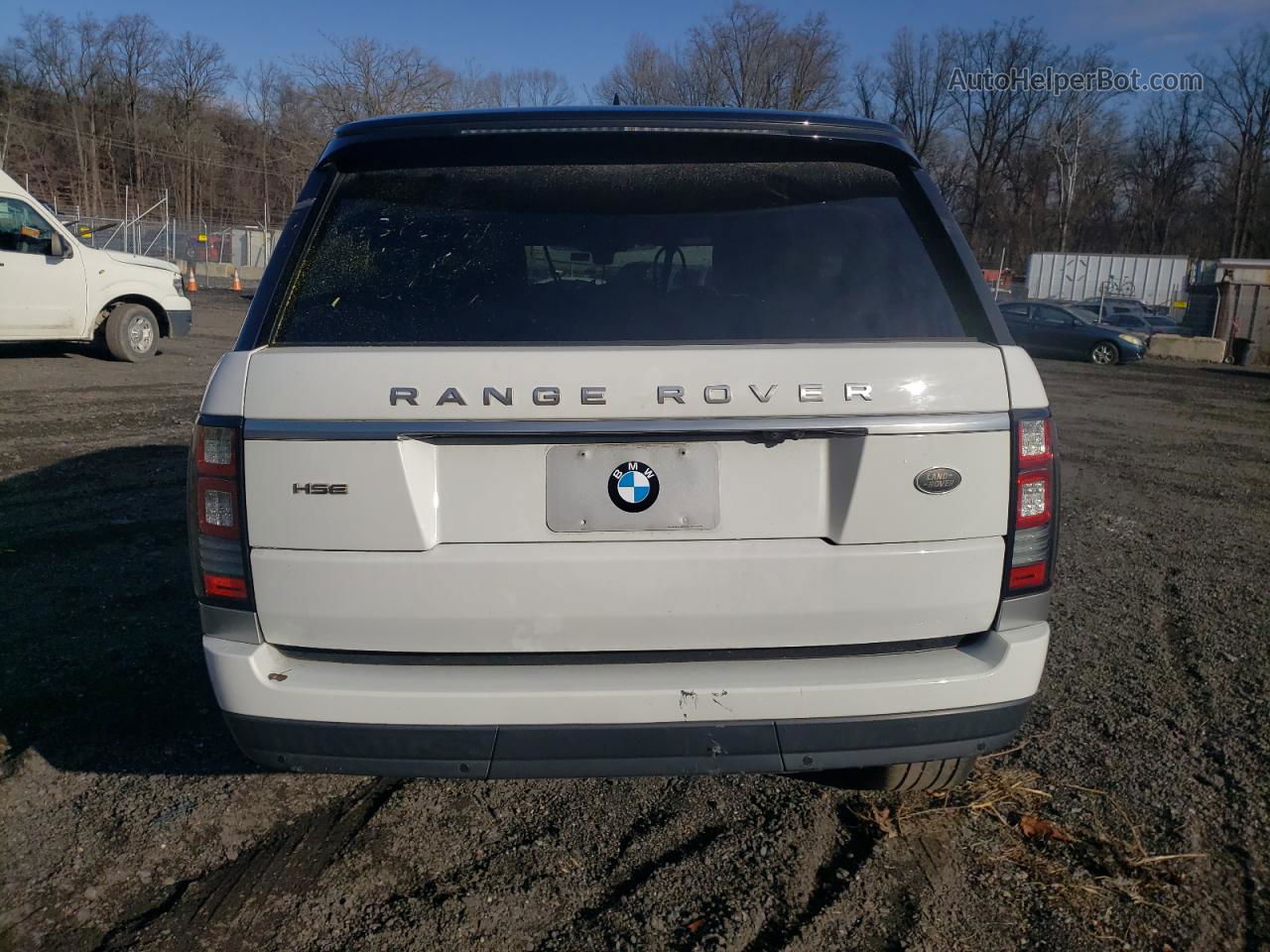 2017 Land Rover Range Rover Hse White vin: SALGS2FV3HA329572