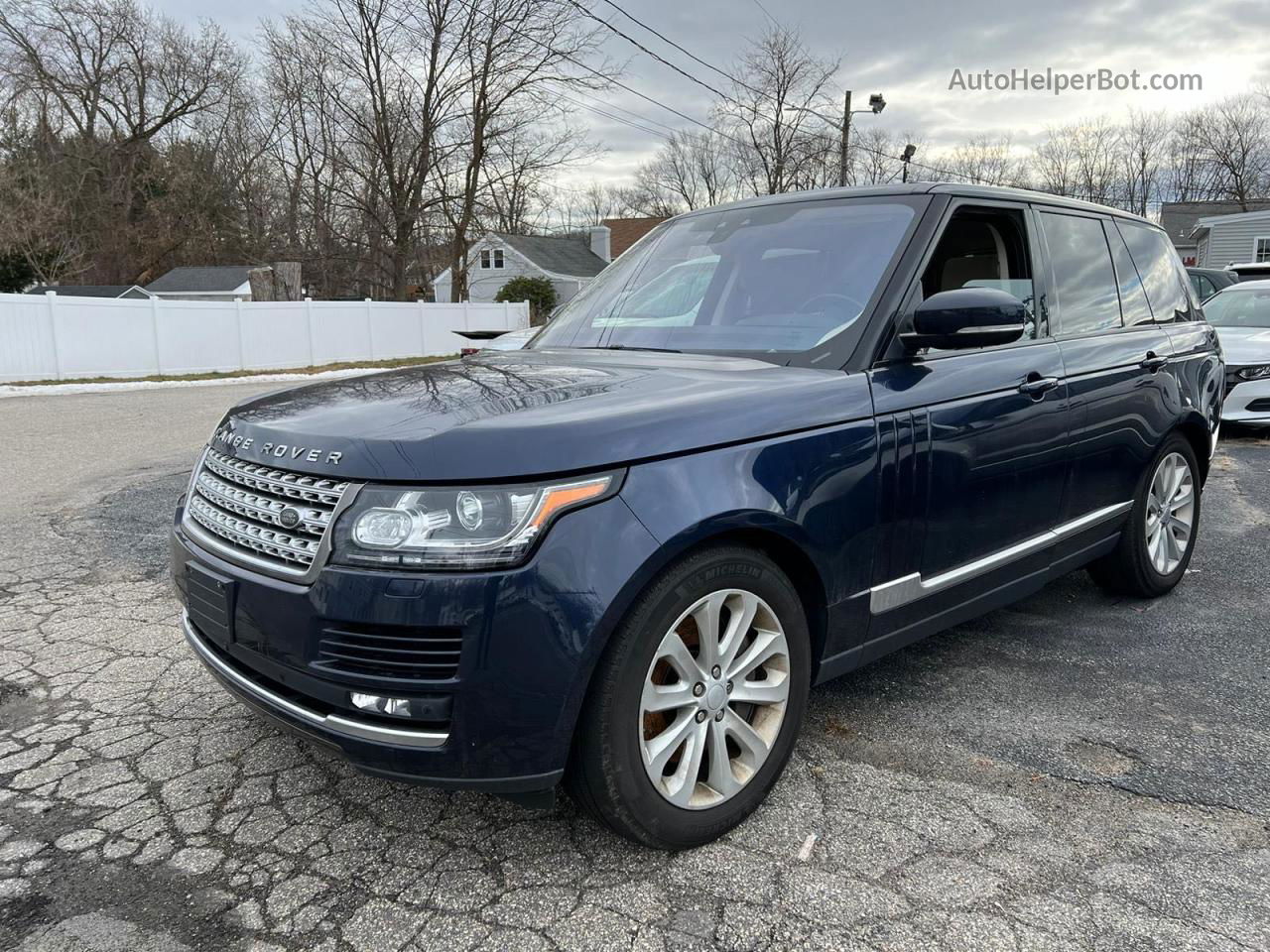 2017 Land Rover Range Rover Hse Blue vin: SALGS2FV3HA339194