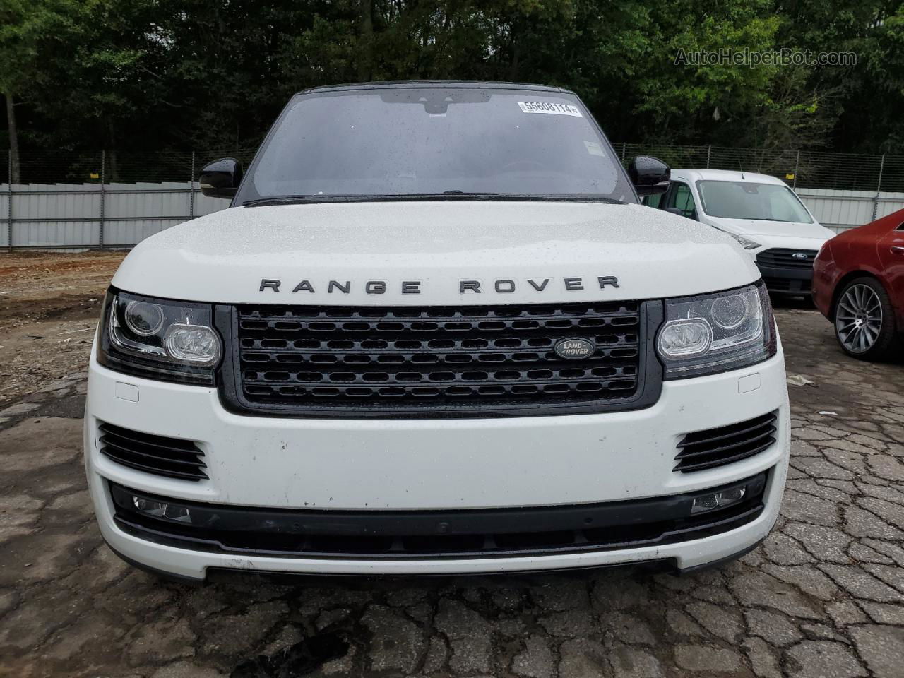 2017 Land Rover Range Rover Hse White vin: SALGS2FV4HA325613