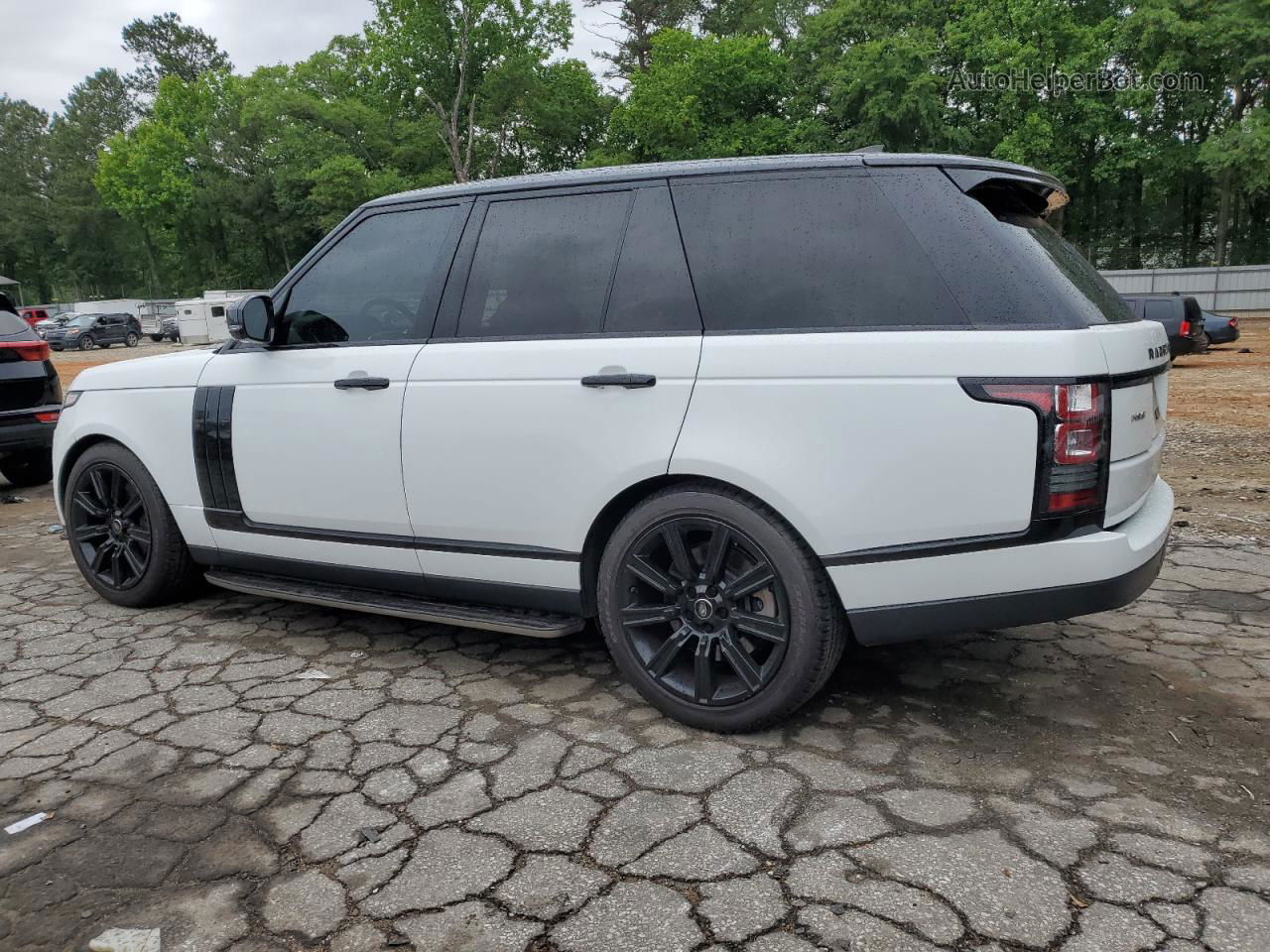 2017 Land Rover Range Rover Hse White vin: SALGS2FV4HA325613