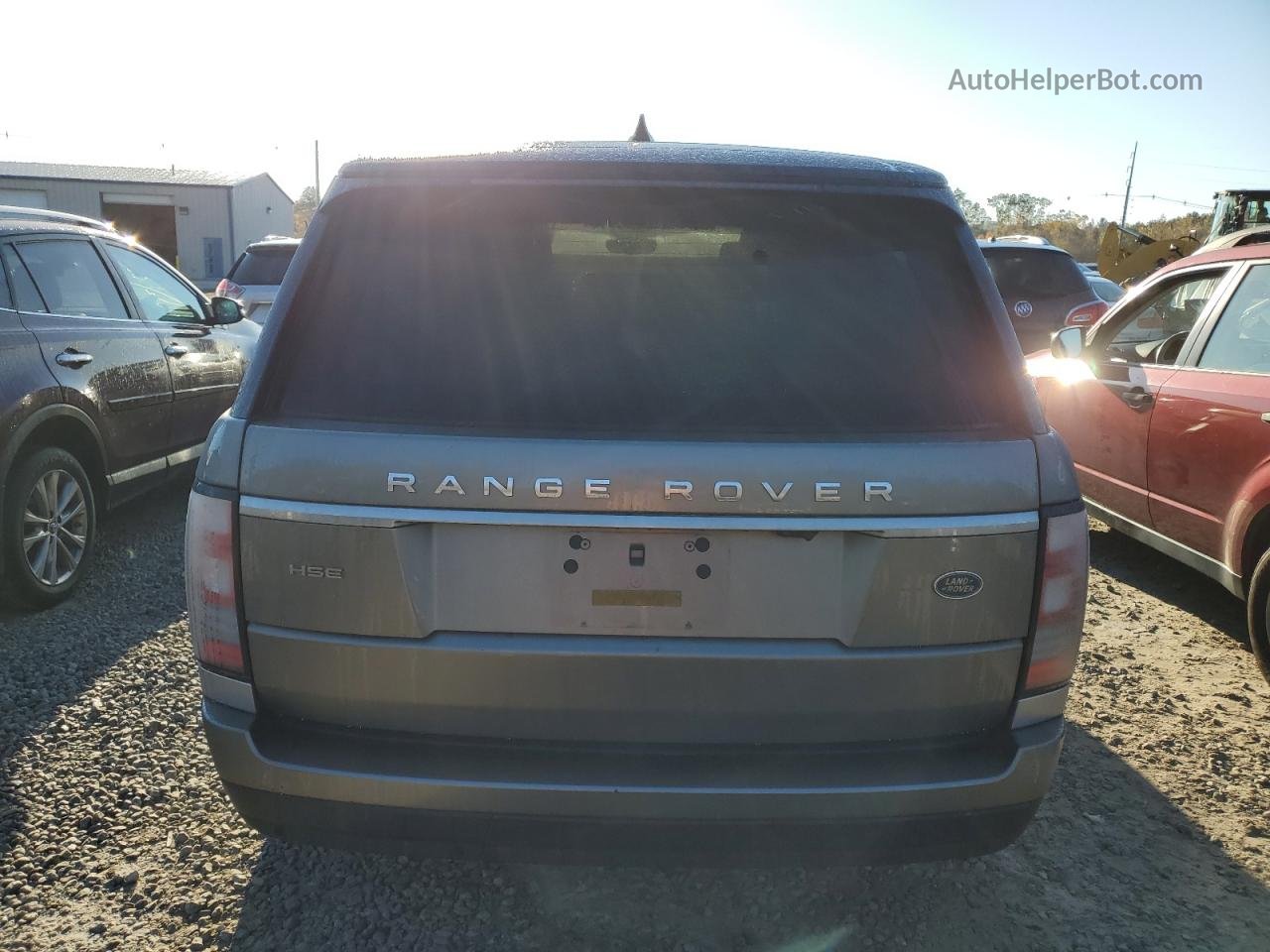 2017 Land Rover Range Rover Hse Silver vin: SALGS2FV6HA360136