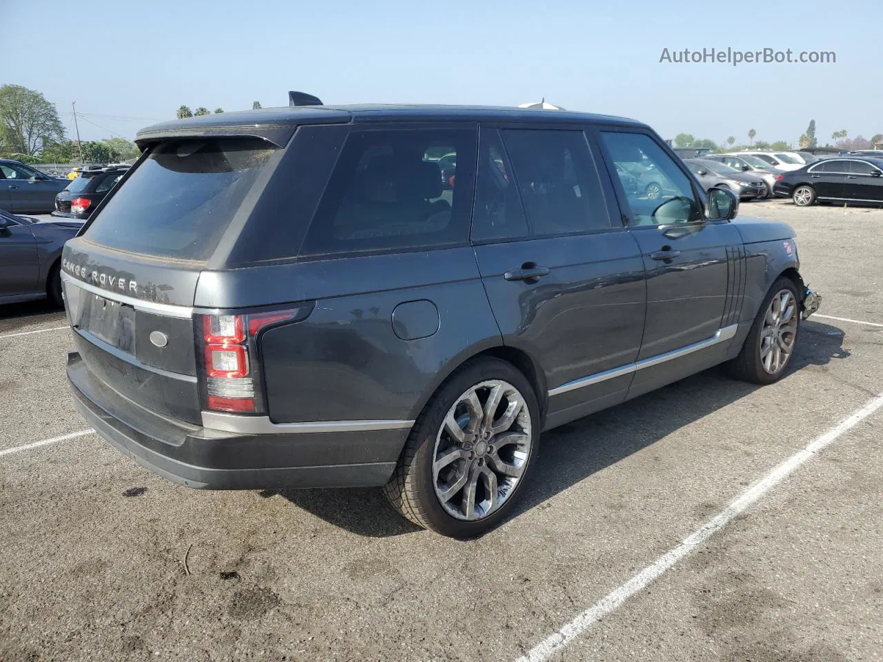 2017 Land Rover Range Rover Hse Black vin: SALGS2FV7HA321992