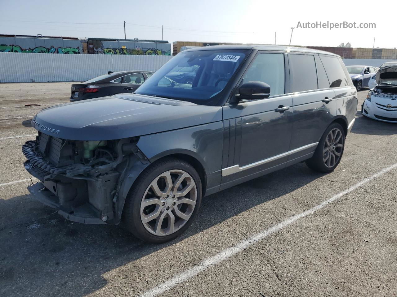 2017 Land Rover Range Rover Hse Black vin: SALGS2FV7HA321992