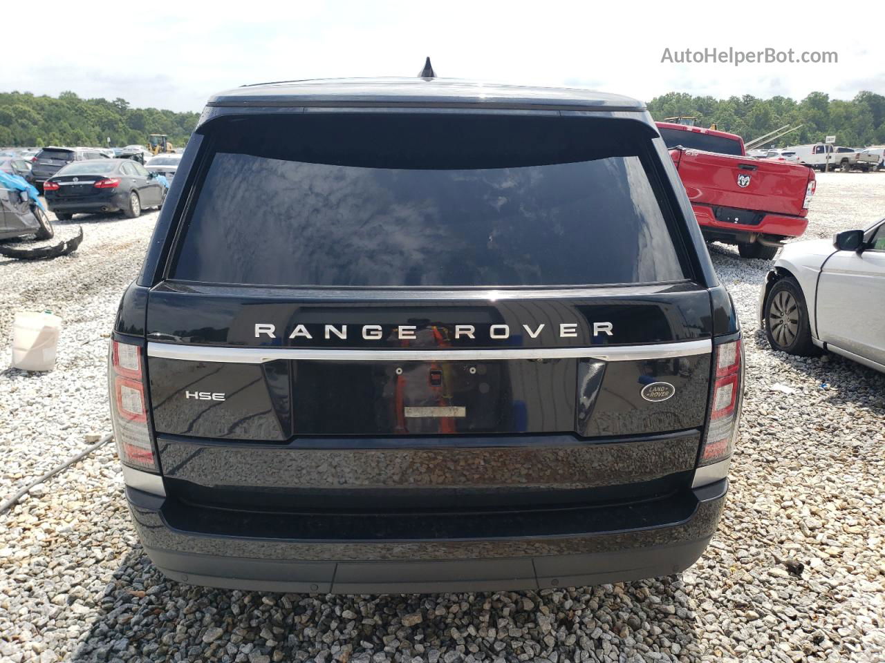 2017 Land Rover Range Rover Hse Черный vin: SALGS2FV7HA326612