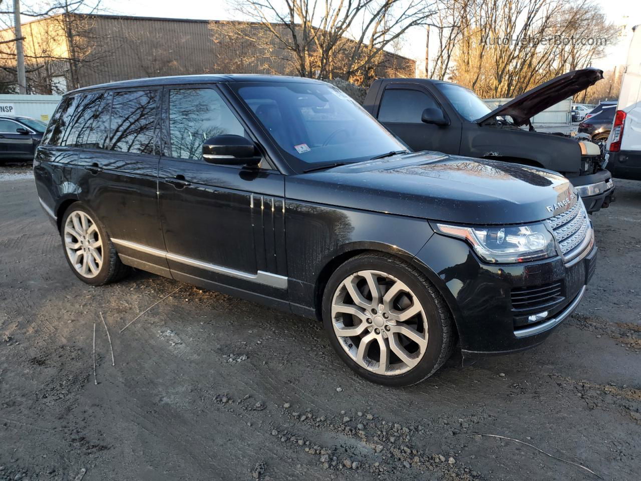 2017 Land Rover Range Rover Hse Black vin: SALGS2FV7HA338629