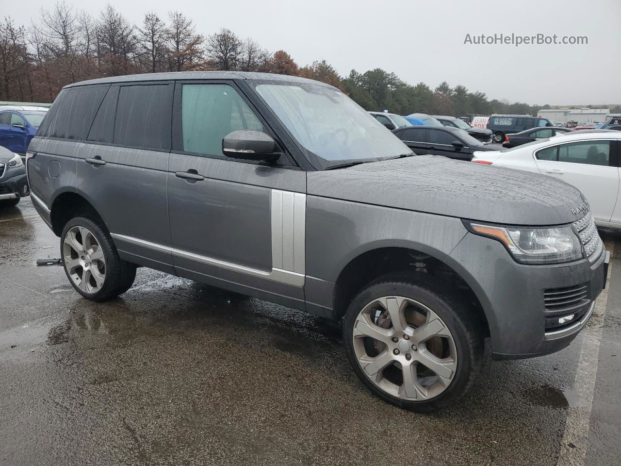 2017 Land Rover Range Rover Hse Silver vin: SALGS2FV7HA339019