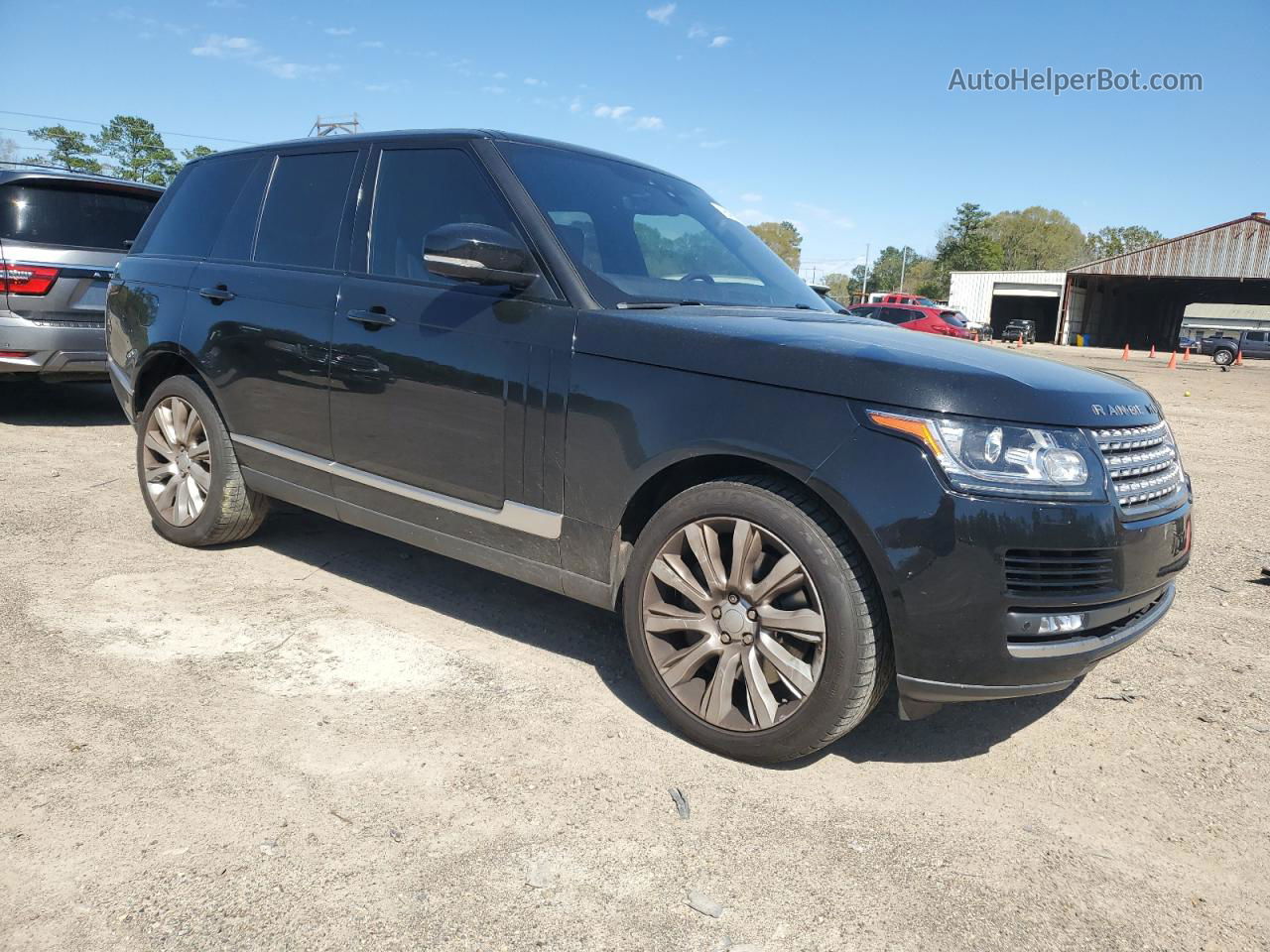 2017 Land Rover Range Rover Hse Black vin: SALGS2FV7HA359688