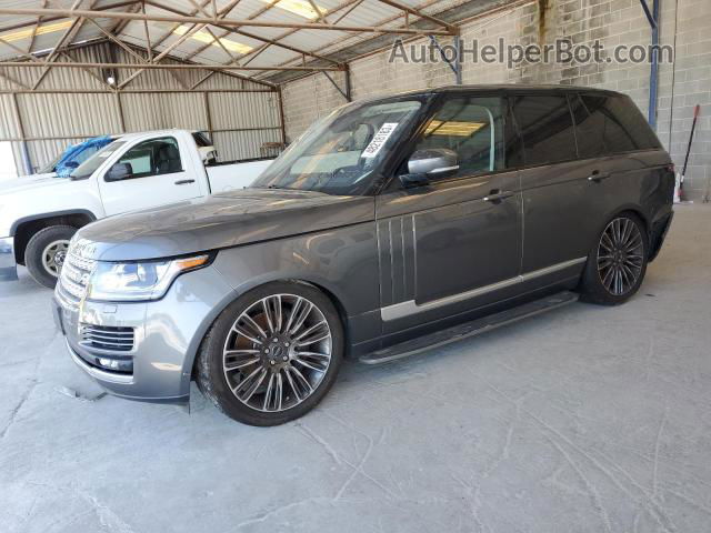 2017 Land Rover Range Rover Hse Gray vin: SALGS2FV8HA359845