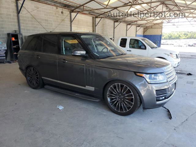 2017 Land Rover Range Rover Hse Gray vin: SALGS2FV8HA359845