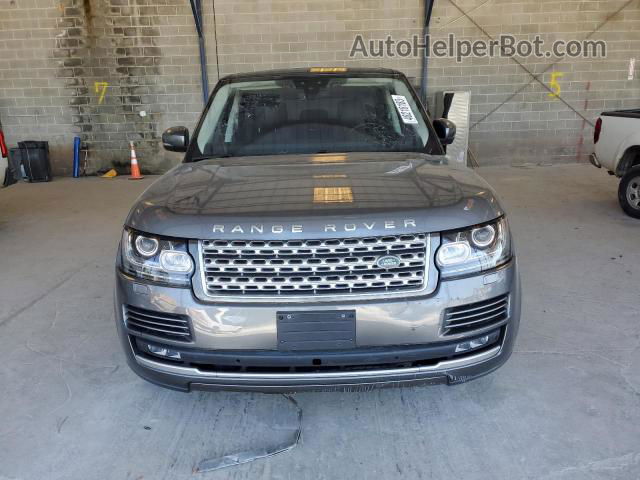 2017 Land Rover Range Rover Hse Gray vin: SALGS2FV8HA359845