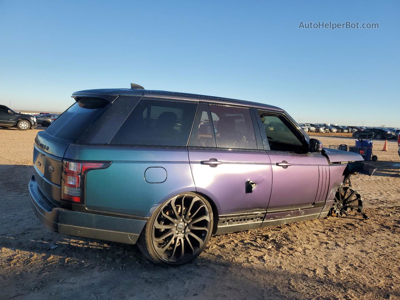 2017 Land Rover Range Rover Hse Blue vin: SALGS2FV8HA363443