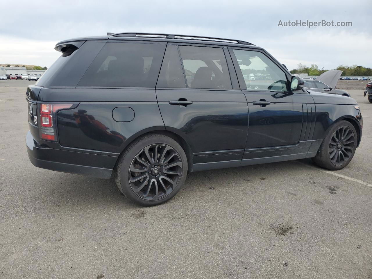 2017 Land Rover Range Rover Hse Black vin: SALGS2FVXHA355263