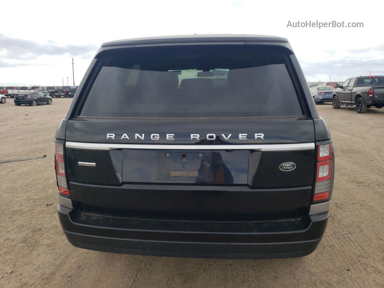 2014 Land Rover Range Rover Supercharged Black vin: SALGS2TF0EA153220